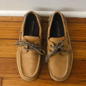 LIKE NEW Beige Sperry Top-Siders